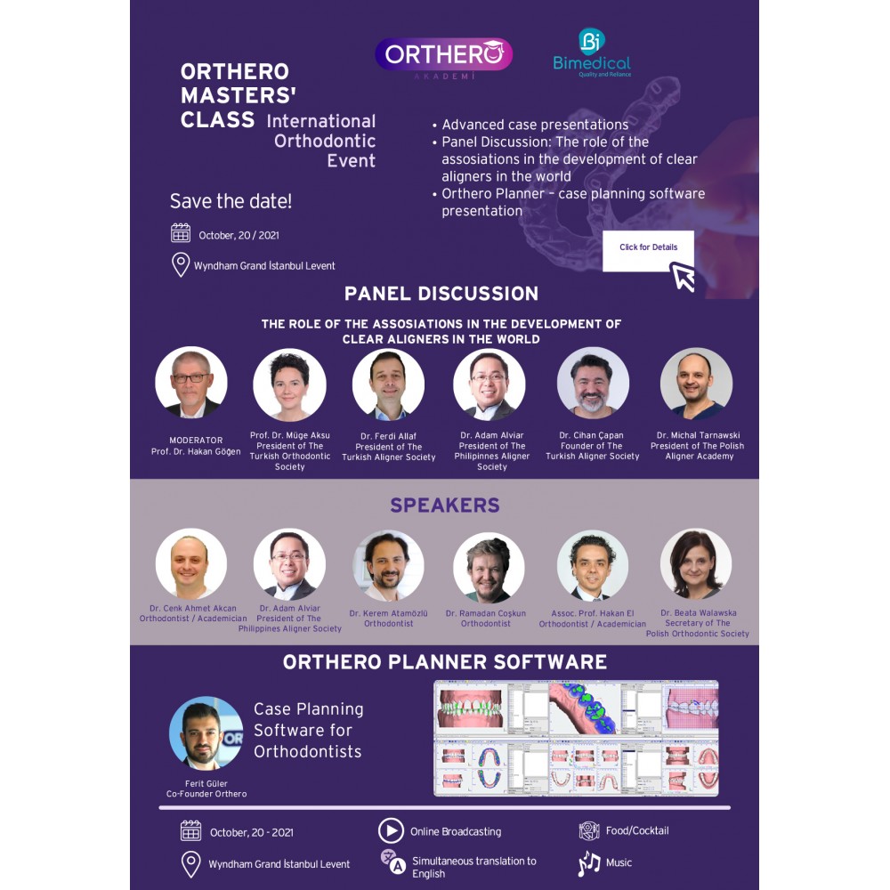 Orthero Master Class'21 International Ortodontic Event