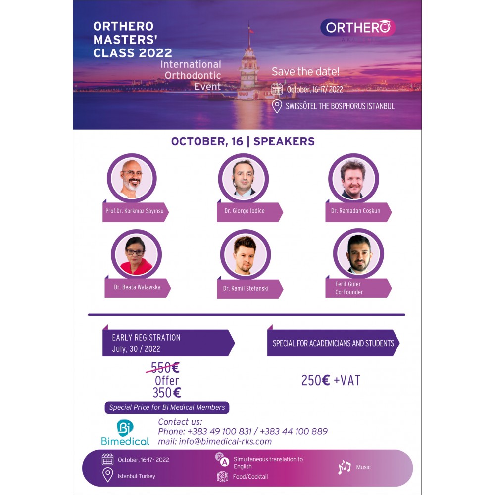 Orthero Master Class'22 International Ortodontic Event