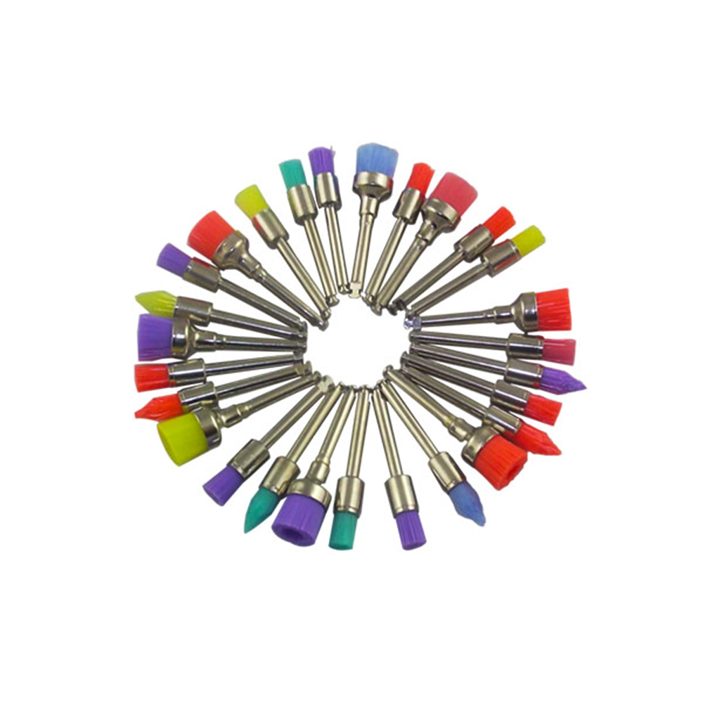 Latch Style Tapered Prophy Brush Colored Latch Style Tapered Prophy Brush Colored