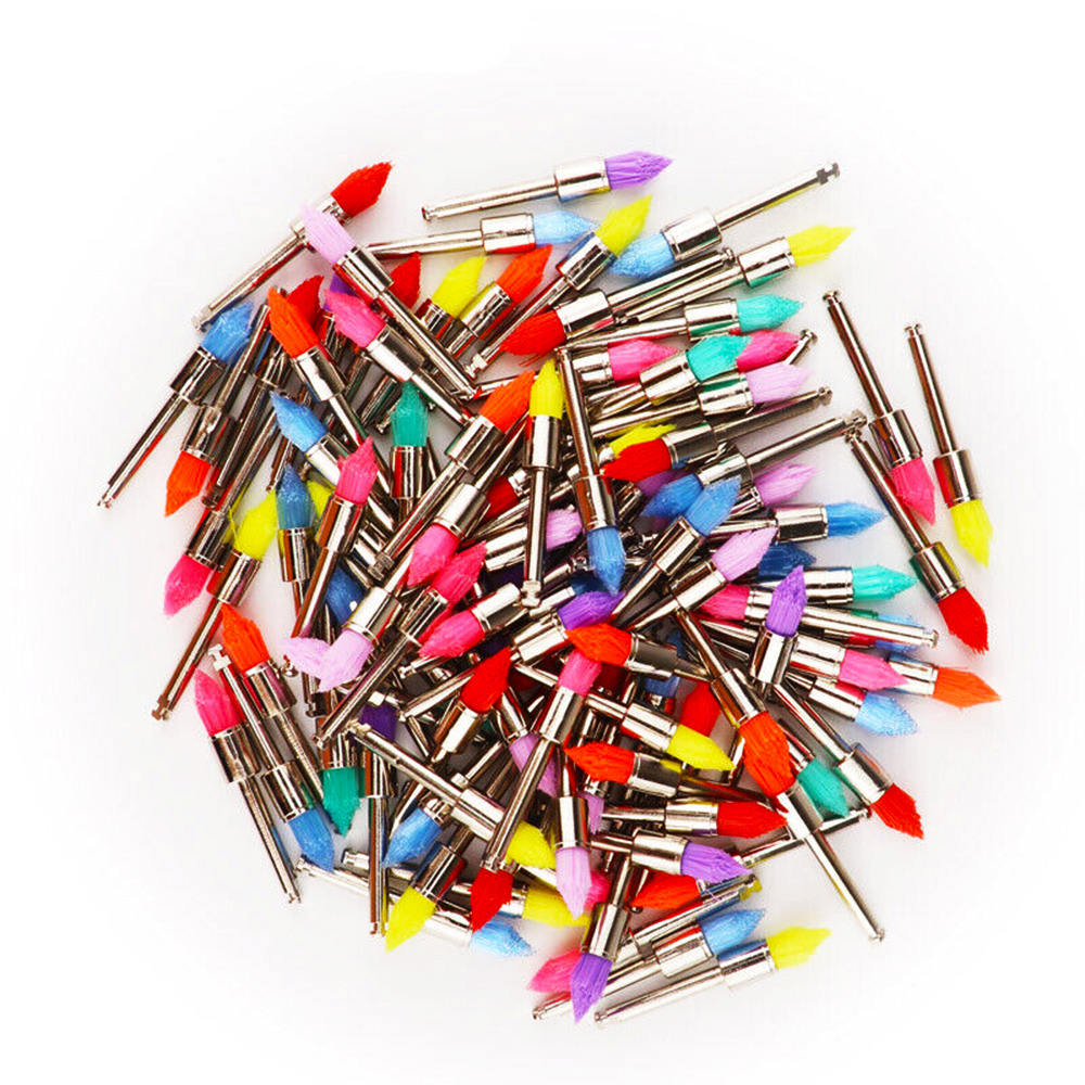 Latch Style Tapered Prophy Brush Colored Latch Style Tapered Prophy Brush Colored